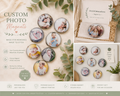 Custom round photo magnets — personalized keepsakes by StickItSomewhere Magnet Co.