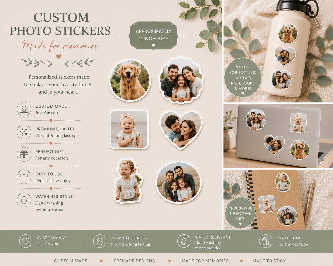 Custom Photo Stickers